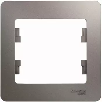 Рамка на 1 пост (платина) Systeme Electric Glossa GSL001201