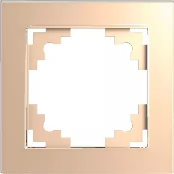 Рамка на 1 пост (шампань) Stekker Катрин 39527