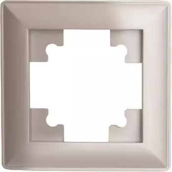 Рамка на 1 пост (шампань) Stekker Катрин 39802