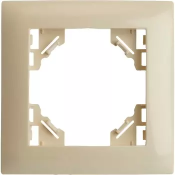 Рамка на 1 пост (слоновая кость) Stekker Эрна Элегант 49666