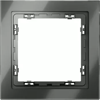 Рамка на 1 пост (титан, стекло) Voltum S70 VLS110106