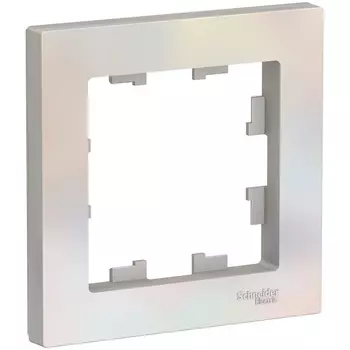 Рамка на 1 пост (жемчужный) Systeme Electric AtlasDesign ATN000401