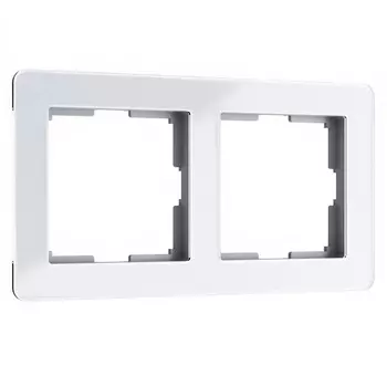 Рамка на 2 поста Acrylic (белый) Werkel W0022701 (a059314)