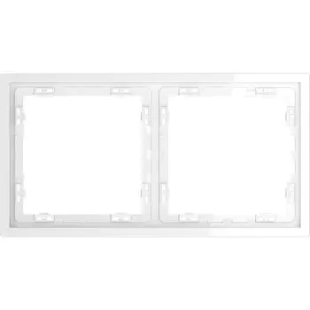 Рамка на 2 поста (белый глянцевый) Voltum S70 VLS100201