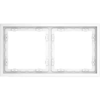 Рамка на 2 поста (белый матовый) Voltum S70 VLS100202