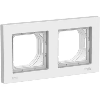 Рамка на 2 поста (белый) Systeme Electric AtlasDesign ATN440102