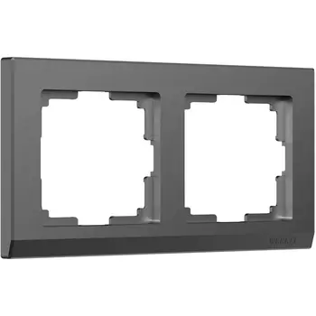Рамка на 2 поста (графит матовый) Werkel W0021864 (a063116)