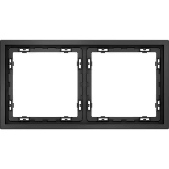 Рамка на 2 поста (графит) Voltum S70 VLS100207