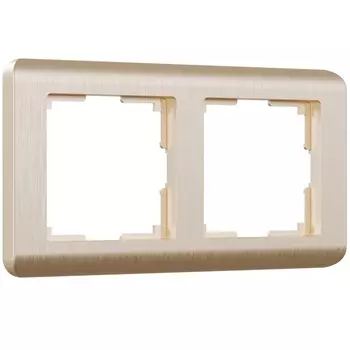 Рамка на 2 поста Stream (шампань) Werkel W0022111 (a051263)