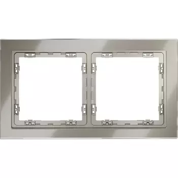 Рамка на 2 поста (шелк, стекло) Voltum S70 VLS110204