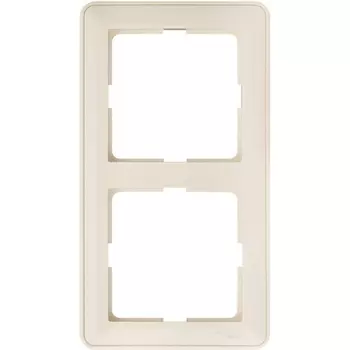 Рамка на 2 поста (слоновая кость) Systeme Electric W59 KD-2-28