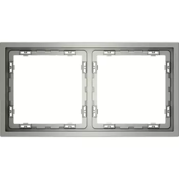 Рамка на 2 поста (сталь) Voltum S70 VLS100205