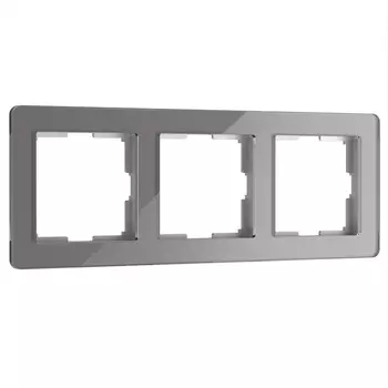 Рамка на 3 поста Acrylic (графит) Werkel W0032704 (a059323)
