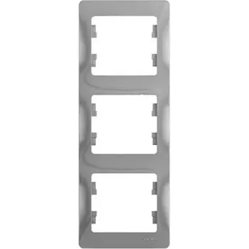 Рамка на 3 поста (алюминий) Systeme Electric GSL000307