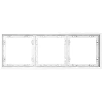 Рамка на 3 поста (белый матовый) Voltum S70 VLS100302