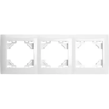 Рамка на 3 поста (белый) Stekker Эрна Элегант 49631