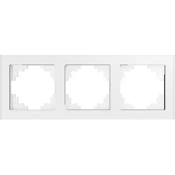 Рамка на 3 поста (белый) Stekker Катрин 39256