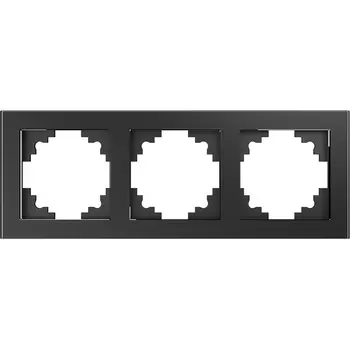 Рамка на 3 поста (графит) Stekker Катрин 39541