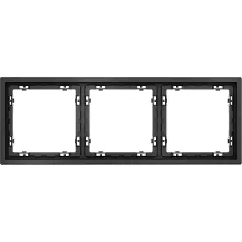 Рамка на 3 поста (графит) Voltum S70 VLS100307