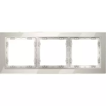 Рамка на 3 поста (кашемир, стекло) Voltum S70 VLS110303