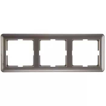 Рамка на 3 поста (шампань) Systeme Electric W59 KD-3-48