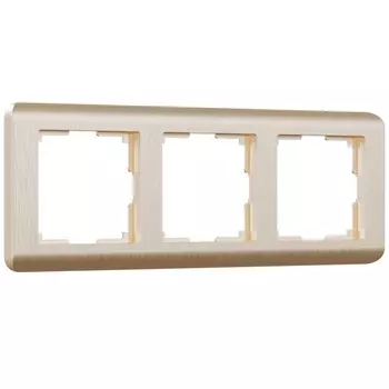 Рамка на 3 поста Stream (шампань) Werkel W0032111 (a051274)