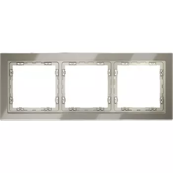 Рамка на 3 поста (шелк, стекло) Voltum S70 VLS110304