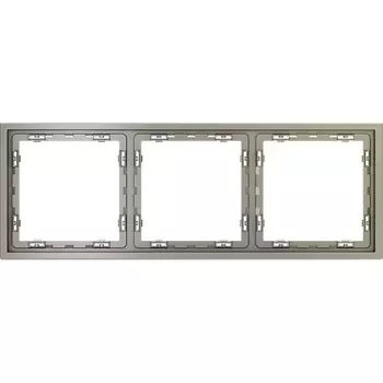 Рамка на 3 поста (шелк) Voltum S70 VLS100304