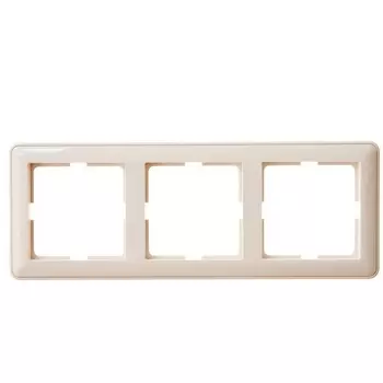 Рамка на 3 поста (слоновая кость) Systeme Electric W59 KD-3-28