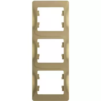 Рамка на 3 поста (титан) Systeme Electric GSL000407