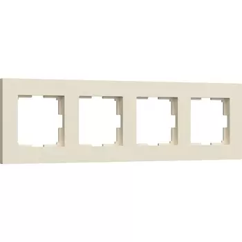 Рамка на 4 поста (айвори софт) Werkel W0042962 (a062809)