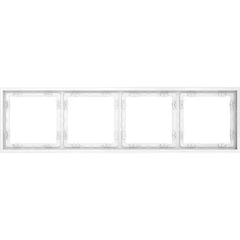 Рамка на 4 поста (белый матовый) Voltum S70 VLS100402