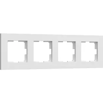 Рамка на 4 поста (белый софт) Werkel W0042961 (a062797)