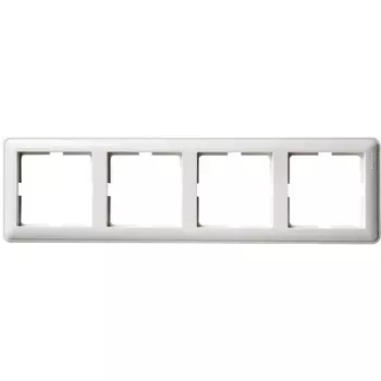 Рамка на 4 поста (белый) Systeme Electric KD-4-18