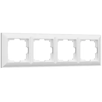 Рамка на 4 поста (белый) (a051035) Werkel Fiore белый W0042201