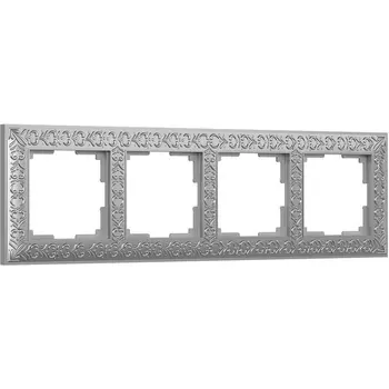 Рамка на 4 поста (матовый хром) Werkel WL07-Frame-04 (a046428)