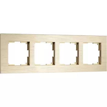 Рамка на 4 поста (шампань) Werkel W0043511 (a066336)