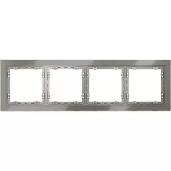 Рамка на 4 поста (шелк, стекло) Voltum S70 VLS110404