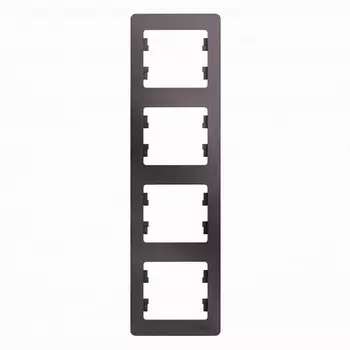 Рамка на 4 поста (сиреневый туман) Systeme Electric Glossa GSL001408