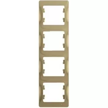 Рамка на 4 поста (титан) Systeme Electric GSL000408