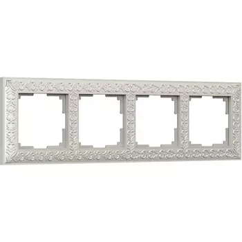 Рамка на 4 поста (жемчужный) Werkel WL07-Frame-04 (a031785)
