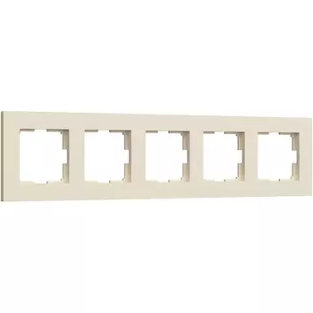 Рамка на 5 постов (айвори софт) Werkel W0052962 (a067787)