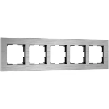 Рамка на 5 постов (алюминий) Werkel W0053506