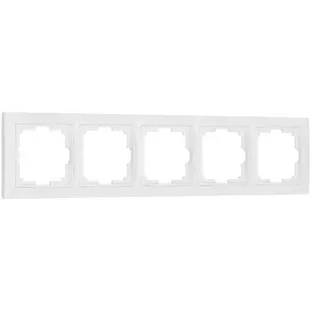 Рамка на 5 постов Snabb basic (белый) Werkel W0052001 (a051300)