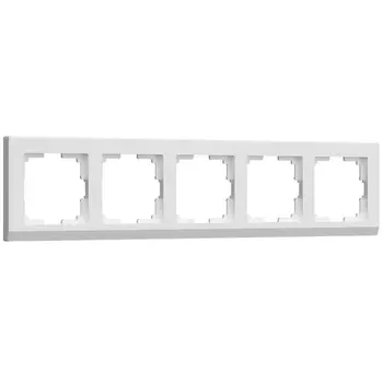 Рамка на 5 постов Stark (белый) Werkel W0051801 (a050911)