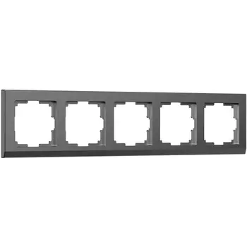 Рамка на 5 постов (графит матовый) Werkel W0051864 (a063119)