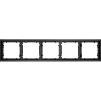 Рамка на 5 постов (графит) Voltum S70 VLS100507