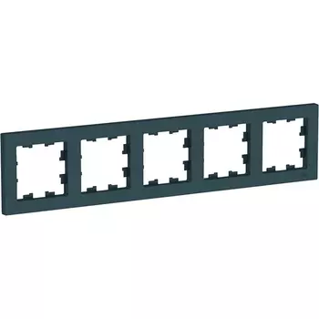 Рамка на 5 постов (изумрудный) Systeme Electric AtlasDesign ATN000805