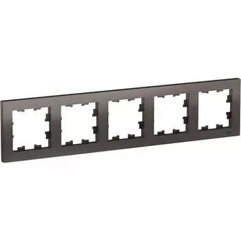 Рамка на 5 постов (мокко) Systeme Electric AtlasDesign ATN000605