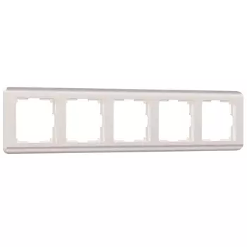 Рамка на 5 постов Stream (перламутровый) Werkel W0052113 (a051280)